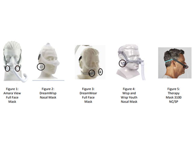 Phillips Recall Mask BiPAP CPAP