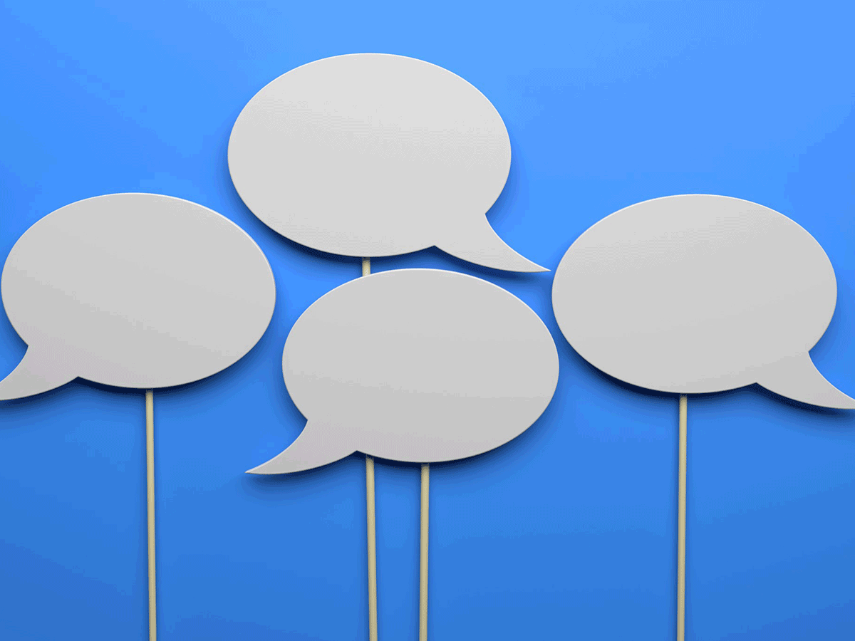 Speech bubbles